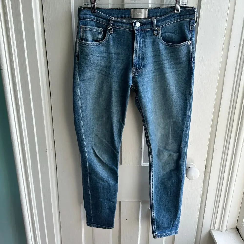 Everlane High Rise Slim Ankle Jeans